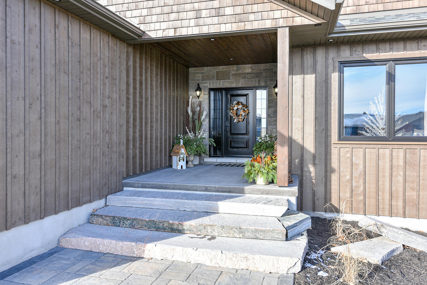 Front Entrance - Traditional Family Home Project In Renfrew by Kelly Homes Inc.