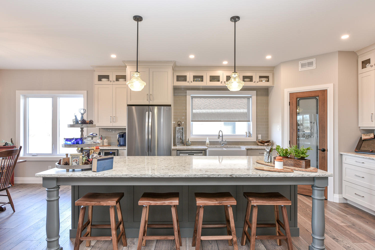 Kitchen - Traditional Family Home Project In Renfrew by Kelly Homes Inc.